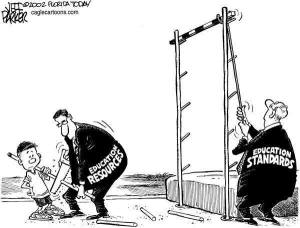 Cartoon on standards